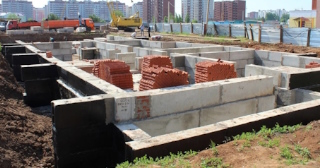 Фундаменты промышленных зданий в Ухте цена от 25282 руб. -  заказать строительство фундамента промздания под стальные колонны